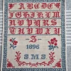 Tradera * Antikt broderi från 1896 * märkduk * tavla *| Anden Kunst