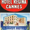 Tradera 2 bagageetiketter Cannes Frankrike, hotel hotell> Kuriositeter