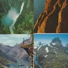 Tradera 10 Beg/obeg Vykort från Norge - Fjäll, fjordar och städer| Nordiske Lande