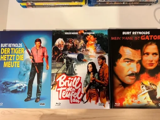 Outlet 3 Blu-ray film: Der Tiger Hetzt Die Meute, Brill Der Teufel, Mein Name Ist Gator Blu-ray