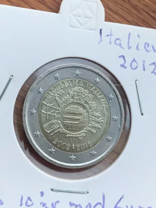 Tradera 2 EUR 2012 Italien| Euromønter Og Sedler