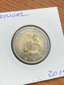 Tradera 2 euro Portugal 2014| Euromønter Og Sedler