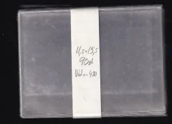 Tradera 90 glasklara plastfickor ca 11,5x15,5 cm lämpl. till A6-kort| Album & Tilbehør
