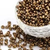 Tradera 30 gram (ca350st) Seed Beads 4mm Guldig Metallfinnish| Smykkefremstilling