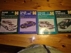Tradera 4 Haynes Gör-det-själv handböcker: Saab 9-5, Saab 90/99 & 900, Volvo S70, V70 &| Service & Reparation