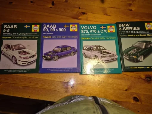 Tradera 4 Haynes Gör-det-själv handböcker: Saab 9-5, Saab 90/99 & 900, Volvo S70, V70 &| Service & Reparation