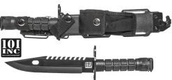 Tradera 101 INC US Marines D80 Black Bayonet M16 Military Survival Knife, Kniv Bajonett> Jagt