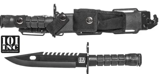 Tradera 101 INC US Marines D80 Black Bayonet M16 Military Survival Knife, Kniv Bajonett> Jagt