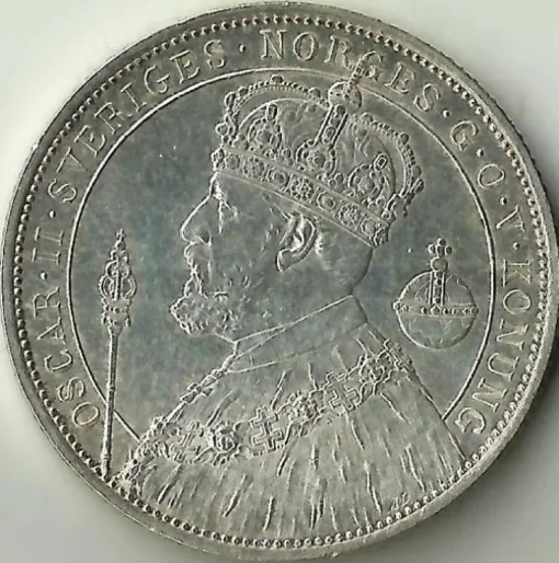 Tradera 2 kr 1897 JUB.| Svenske Mønter