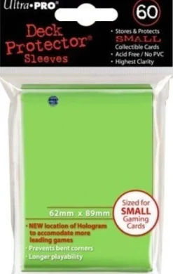 Tradera 60 lommer - Ultra Pro - PRO-Gloss SMALL: Lime Green - Yu-Gi-Oh!> Spillekort