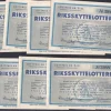 Tradera 7 lottsedlar, Riksskyttelotteriet 1938> Lotterier & Lodsedler