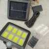 Tradera 800 lumen 1,5W 3 lägen solar 160-COB LED-ljus med rörelsesensor, lättinstallerad| Lamper