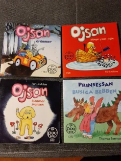 Clearance 4 mycket fina Pixi böcker om bl.a Ojsan Børne- & Ungdomsbøger
