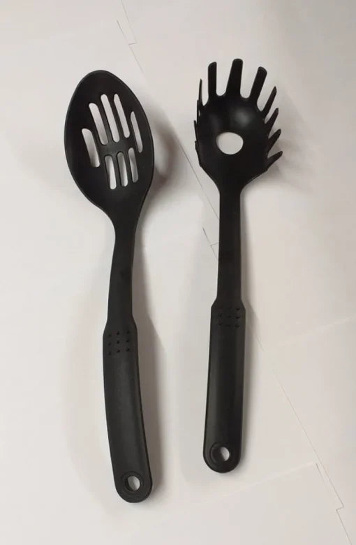 Tradera *2 NYA Slev / Spaghettislev Köksredskap Svarta Salladsbestick> Tandpleje