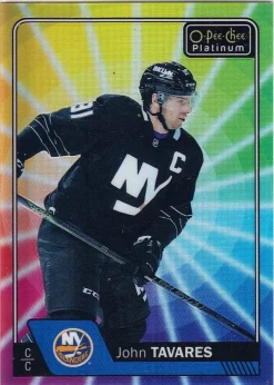 Tradera 2016-17 O-Pee-Chee Platinum Rainbow Color Wheel #150 John Tavares> Samlebilleder