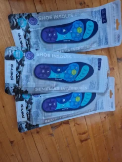 Tradera 3 par magnetiska akupressursulor unisex fotvalvsstöd främja cirkulation l| Sundhedsprodukter