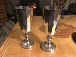 Store ### Paret Silverbägare Sign Löfman 282 g ### Sølv