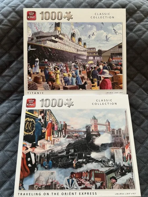 Tradera 2 pussel 1000 bitar| Puslespil