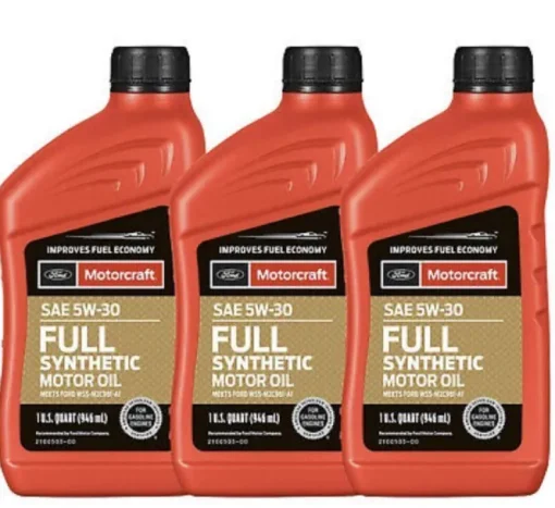 Tradera 12 qt (11.35L) Ford Motorcraft 5w30 helsyntetisk motorolja| Service & Reparation