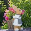 Tradera 20% Rabatt - Kanin med korg kruka| Potter & Plantedyrknings-systemer