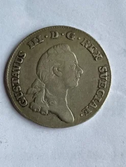 Tradera 1/3 Riksdaler 1779| Svenske Mønter