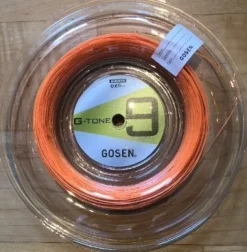 Tradera 1 rulle med Gosen G-Tone 9, badmintonsena, En grym sena med Power i 200m x 0,69> Badminton