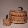 Store 2 SÅ FINA NÄVERDOSOR I FINT SKICK Kunsthåndværk
