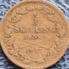 Tradera 1/3 Skilling Banco 1837 - Carl XIV Johan - Sverige| Svenske Mønter