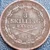 Tradera 1/3 Skilling Banco 1935 - Carl XIV Johan - Sverige| Svenske Mønter