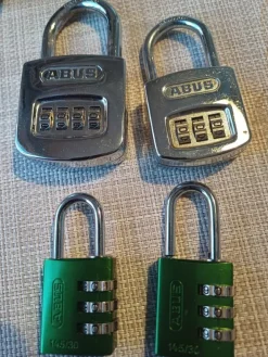 Clearance 4 st ABUS hänglås Låse & Alarmer