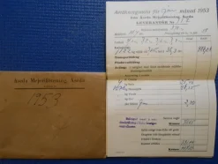 Tradera 12 st Avräkningsnotor mjölk Åseda Mejeriförening 1953 Januari-December> Kuriositeter