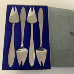 Clearance 4 st. bestick i rostfritt stål vickningsgafflar Brugs- & Pyntegenstande