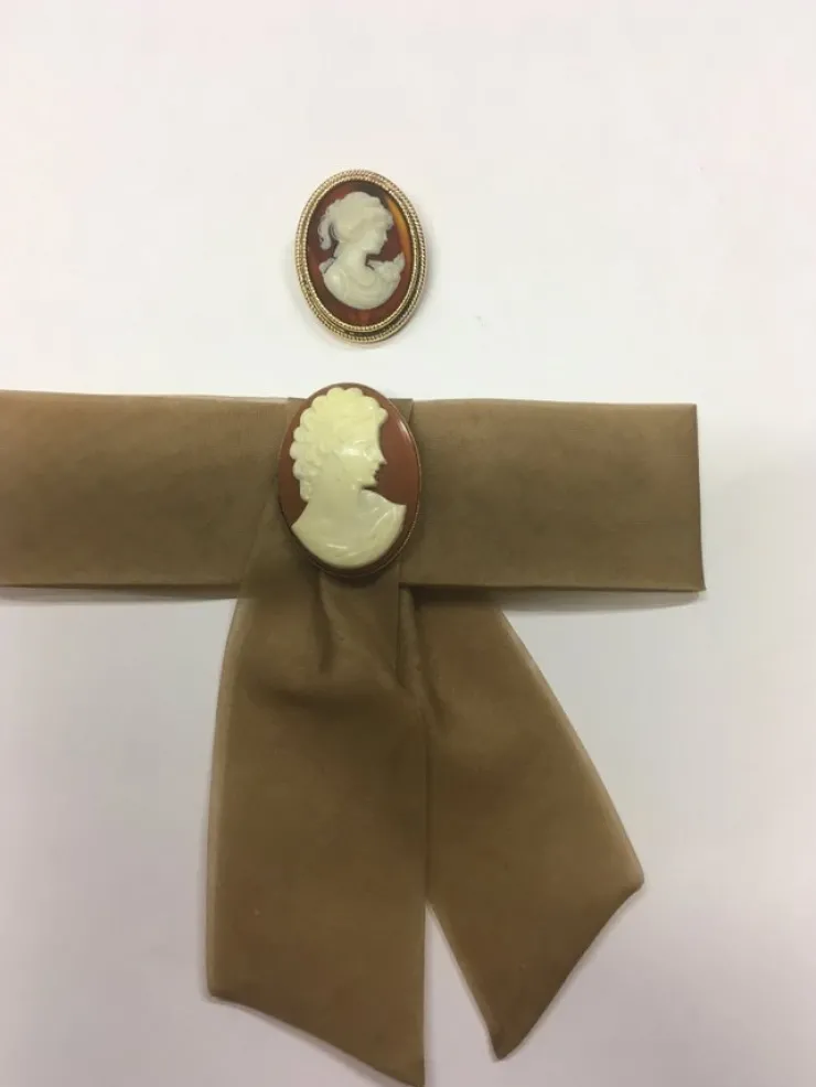 Tradera 2 st Camé broscher> Brocher