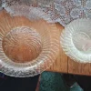 New 4 st dessertskålar + Skål i glas Riihimäen Lasi Riihimaki Tupru Nancy Still Glas