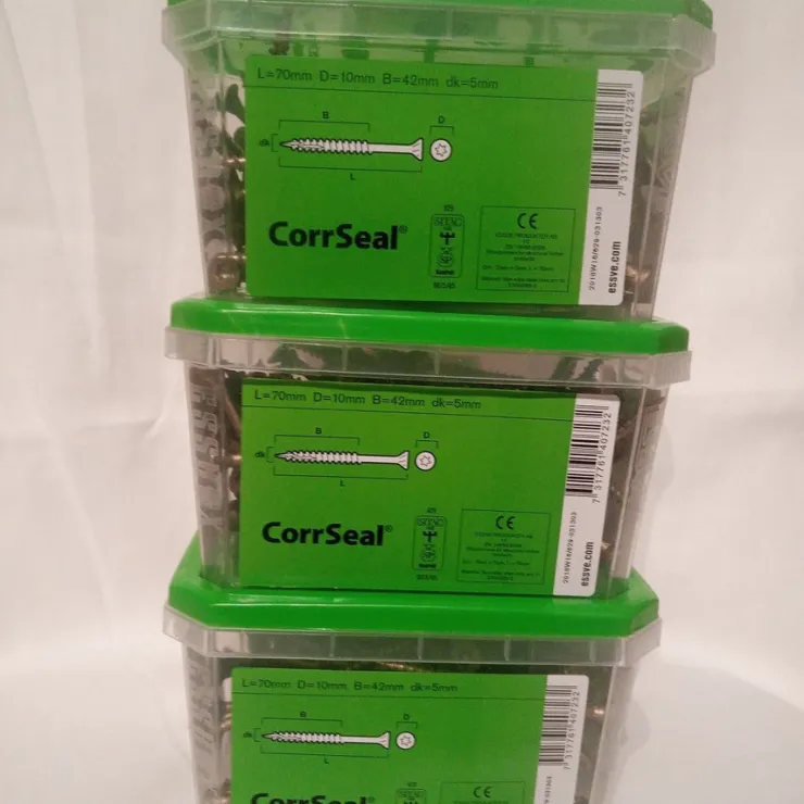 Cheap 3 st. förpackningar ESSVE Träskruv 5,0 x 70 mm Skruer, Plugs & Søm