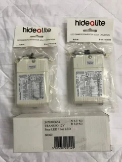 Hot 2 st Hidealite LED Dimmerkonverter och 1 led power supply Snappy El-installation