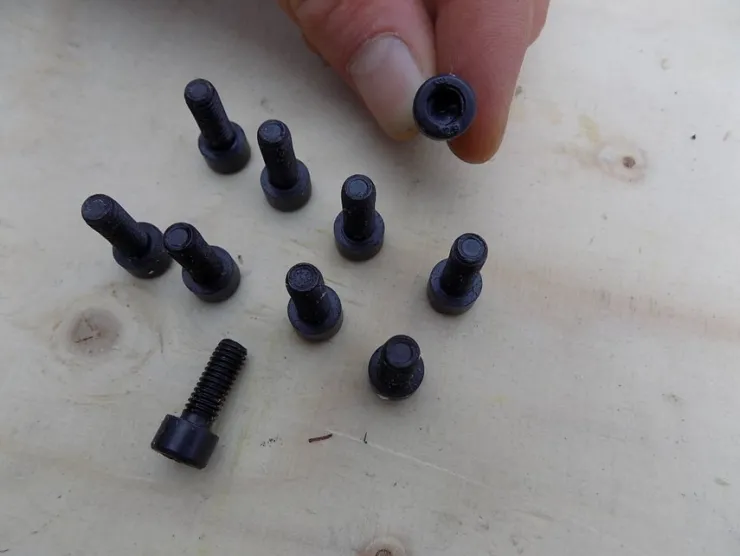 Fashion 10 st insexskruv 12.9 stål M 6 X 16 Skruer, Plugs & Søm