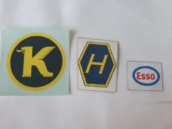 Tradera 3 st. Klistermärke H märke, Esso, Koppartrans> Klistermærker & Stickers