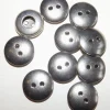 Tradera 10 st knappar, metallknapp, vitmetall, ca 18 mm| Syning & Strik