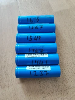 Tradera 6 st LG 18650 lithium celler| Elektroniske Komponenter