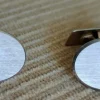 Tradera 2 st manschettknappar .. silver 830, svensktillv // oanvända> Manchetknapper