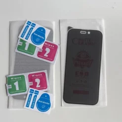Tradera 2 st Matt Privacy skärmskydd för iPhone 16 Pro> Mobiltilbehør