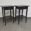 Tradera 2 st. Nattduksbord - Sängbord - Hemnes - IKEA- med lådor| Møbler