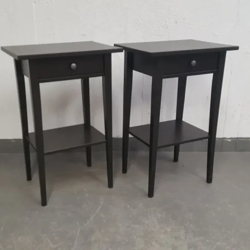 Tradera 2 st. Nattduksbord - Sängbord - Hemnes - IKEA- med lådor| Møbler