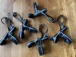New 5 st NYA Hundsele. 21 mm brett nylon med reflex Varepartier