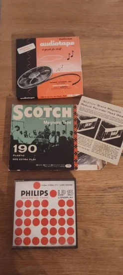 Tradera 3 st Rullband i bra skick - Audiotape, Scotch och Philips| Spolebånd