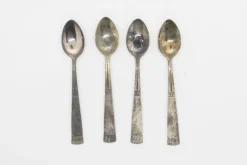 Hot 4 st Silverskedar 830 skedar silverbestick Gewe silver Sølv