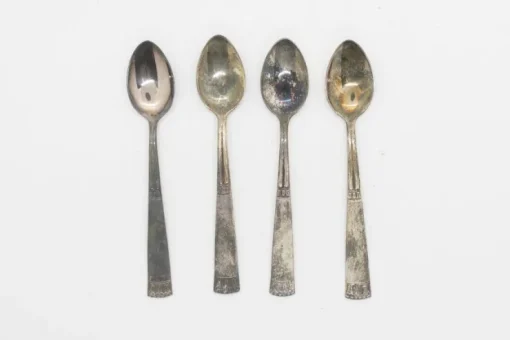 Hot 4 st Silverskedar 830 skedar silverbestick Gewe silver Sølv