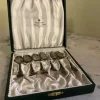 Best Sale 6 st silverskedar i etui - Kungl Hovleverantör Nordiska Kompaniet jugend silver Sølv