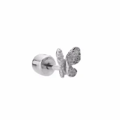 Tradera 1 stk piercing ørering sterling sølv. Sommerfugl. Design Sistie x Sara Høydahl.> Piercinger